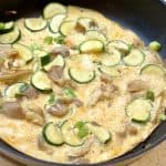 Zucchini and Oyster Mushroom Omelet