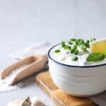 Coconut Chives Yogurt