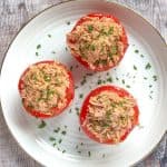 Gut Health Lunchbox: Tuna Stuffed Tomatoes