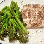 Sumac Baked Cod and Charred Broccoli